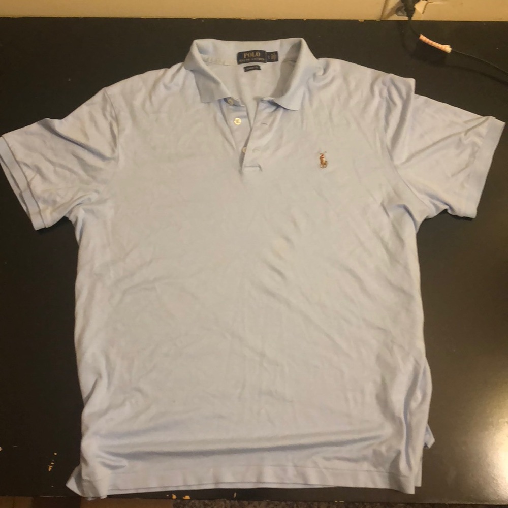 Ralph Laurent light blue polo